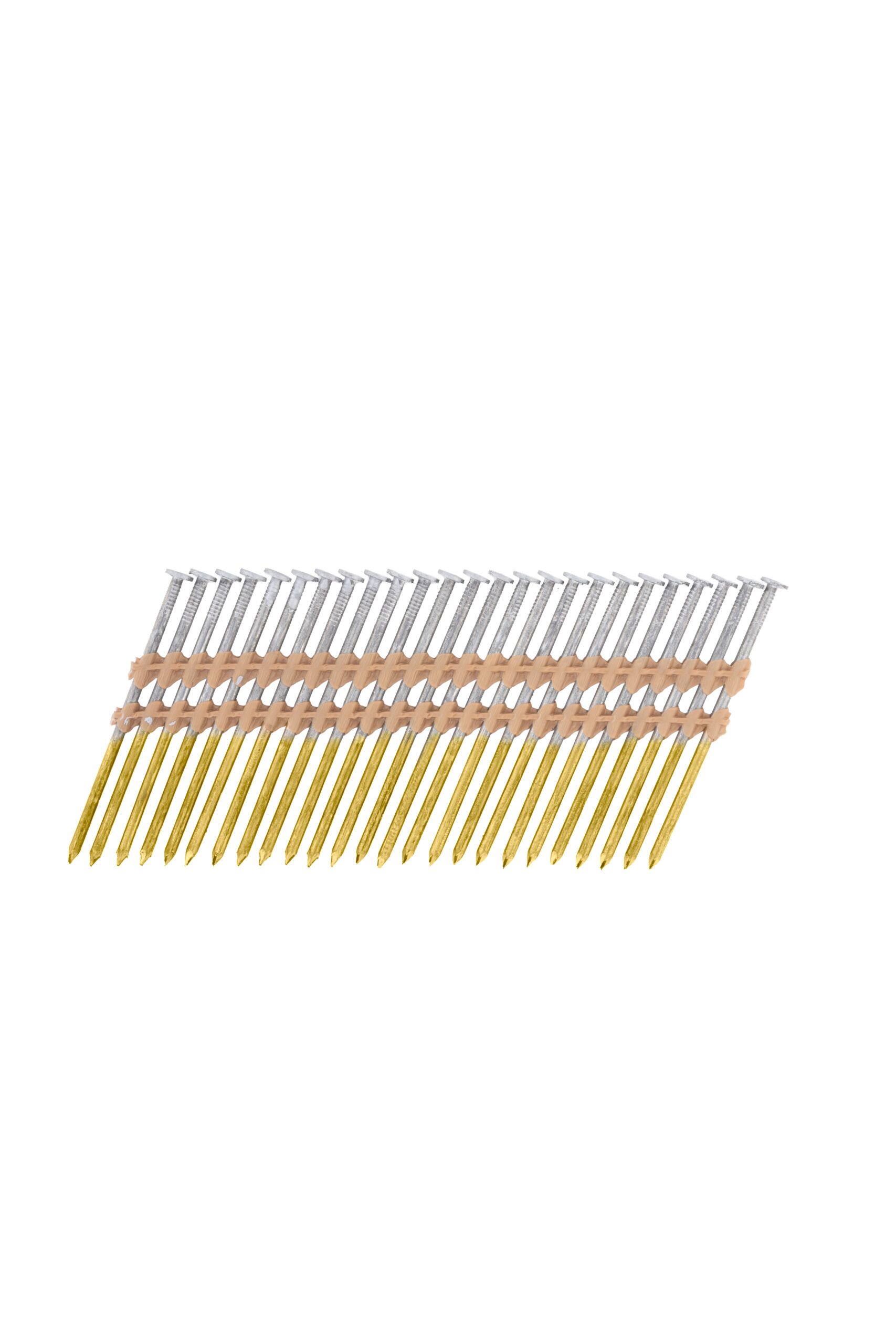 2"x0.113 BRIGHT DIAMOND POINT ROUND HEAD PLASTIC NAIL - Image 2